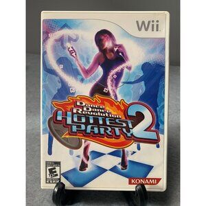 Dance Dance Revolution Hottest Party 2 Wii Game Complete W/ Case & Manual Konami
